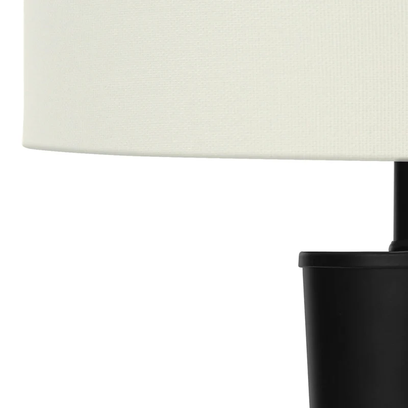 Ensemble de 2 lampes de table en métal avec port USB intégré 24 po - I 9642-9643