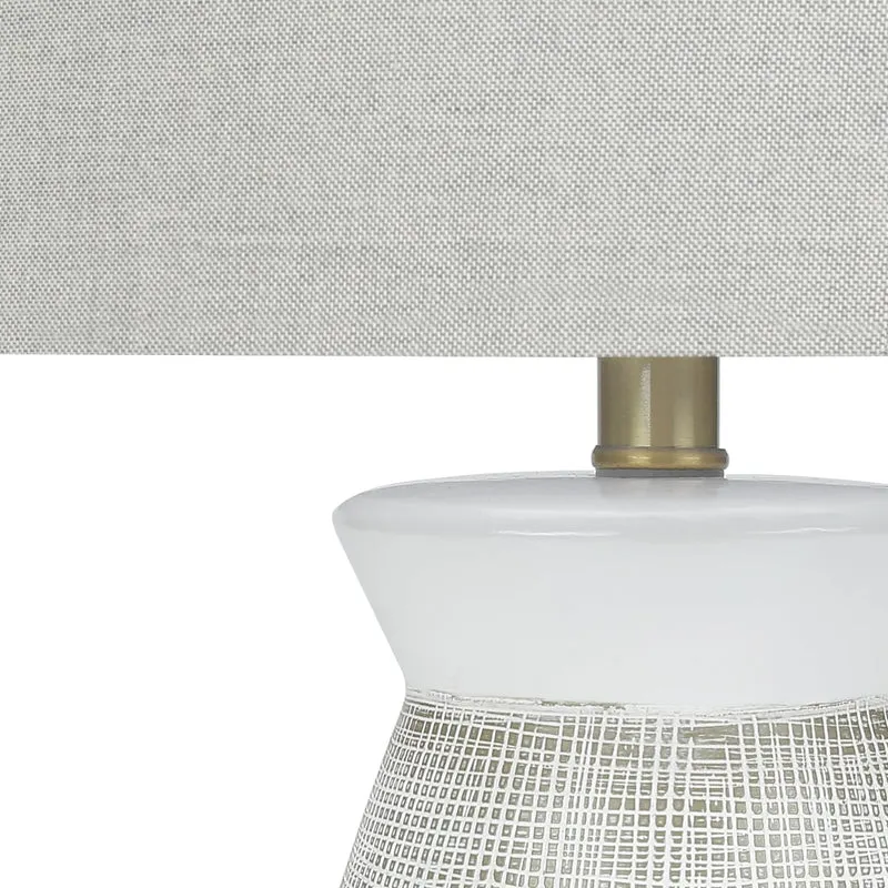 Lampe de table en céramique texturée 27 po - I 9724-9725