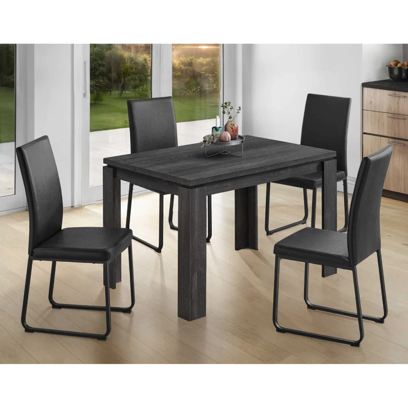 Table de salle à manger rectangulaire en MDF/stratifié - I 1164-1166