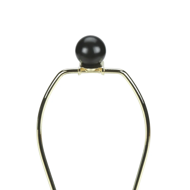 Lampe de table en céramique crème avec des nuances brunes 21 po - I 9722