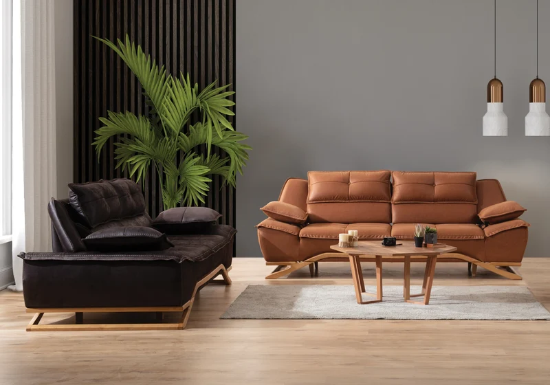 Ensemble Canapé Turc 3+2+1 Relax Scandinave – LEON