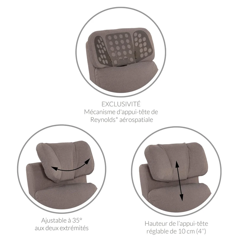 Fauteuil Berçant Inclinable Pivotant Hailey - Arlo Beige