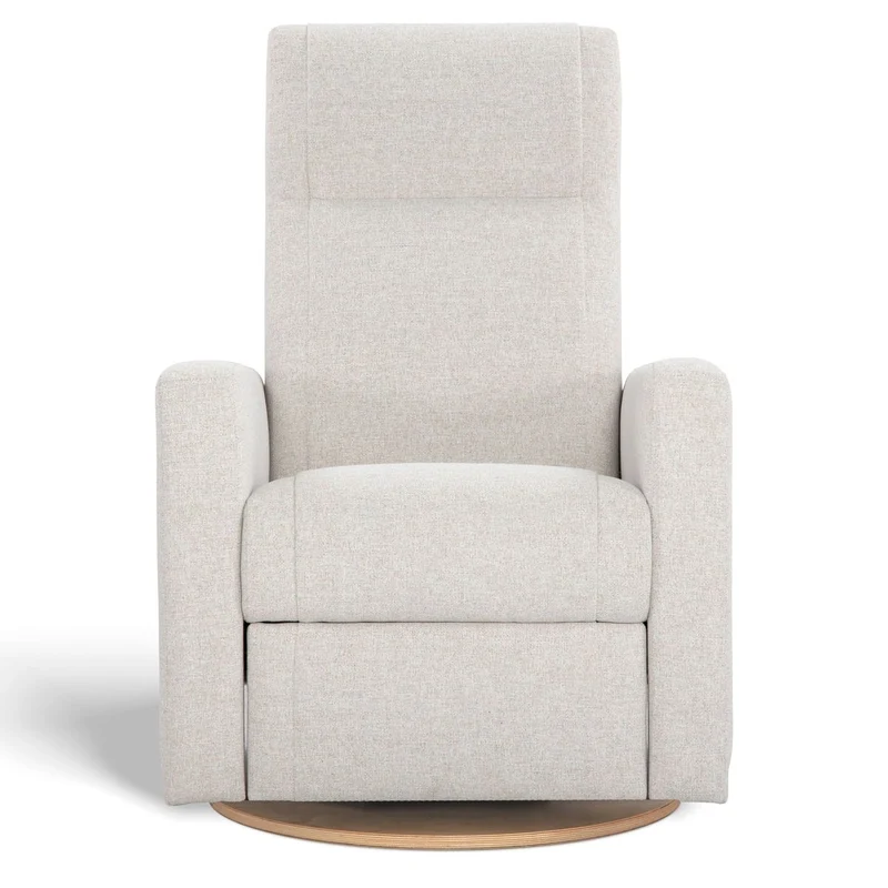 Fauteuil Berçant et Pivotant Nelly - Tissu Anti-tache Alta™ 10