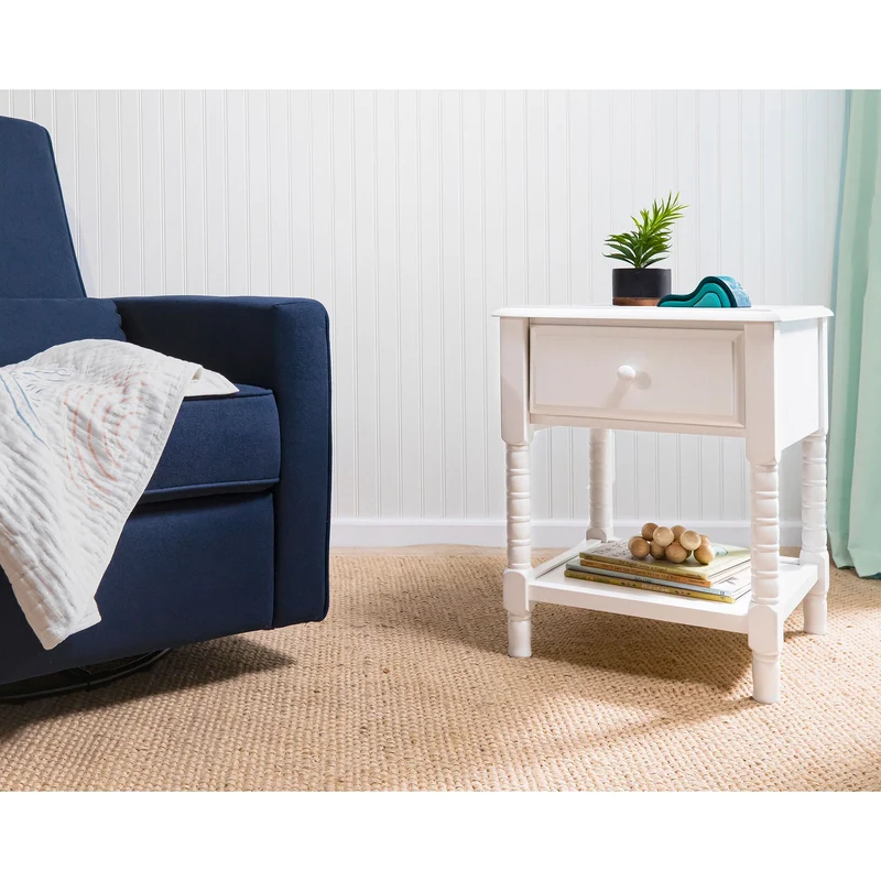 Table de Nuit Jenny Lind Spindle - Blanc