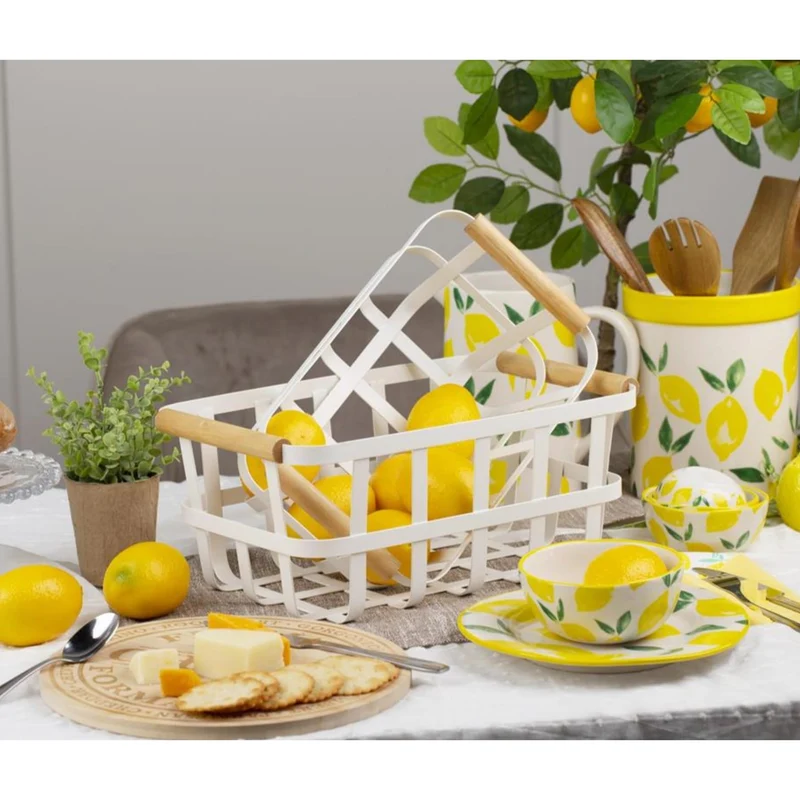 Ensemble (3) Paniers de Rangement - Blanc