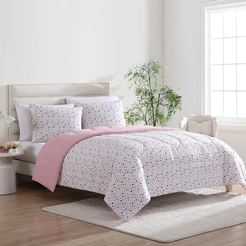 Douillette Lit Simple - Pois