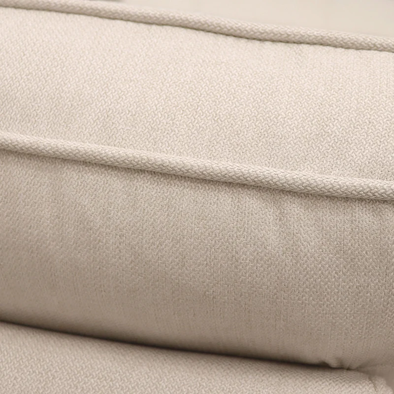 Fauteuil Berçant Pivotant et Inclinable - Tweed Beige