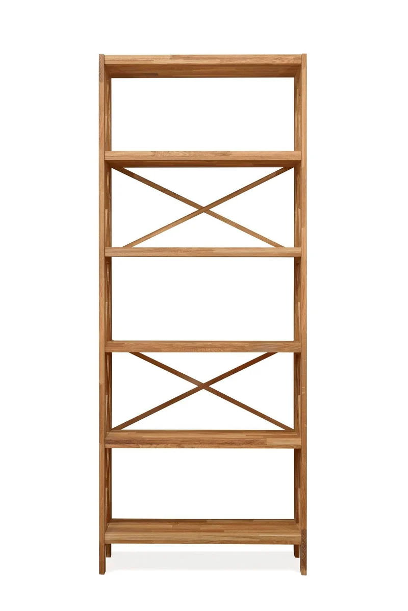 Etagère bibliothèque en bois massif de chêne Royal – NordicStory