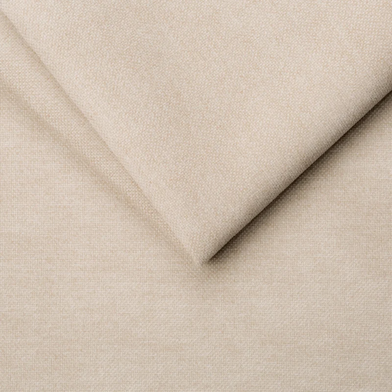 Chaise de salle à manger en bois massif de chêne Tallin, revêtement en tissu Gris / Beige – Lot de 2 ou 4 chaises - VESKOR