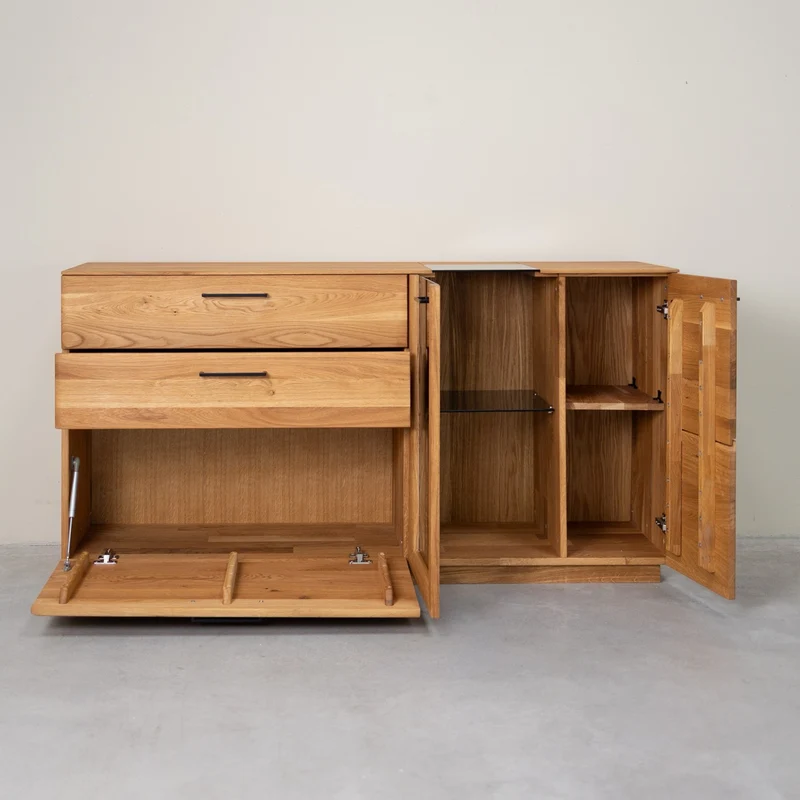 Buffet en bois massif de chêne Arvik 4 - NordicStory