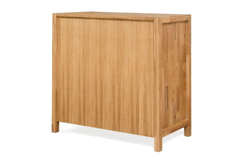 Commode en bois massif de chêne Niels – 88 x 45 x 84 cm - NordicStory