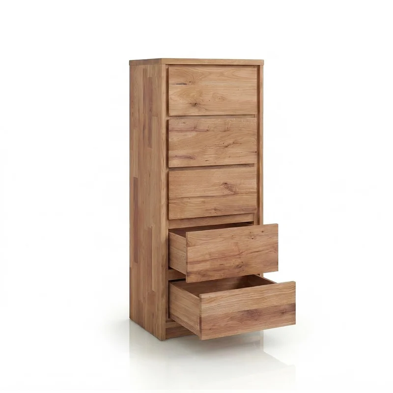 Chiffonnier en bois massif de chêne Oregon - NordicStory