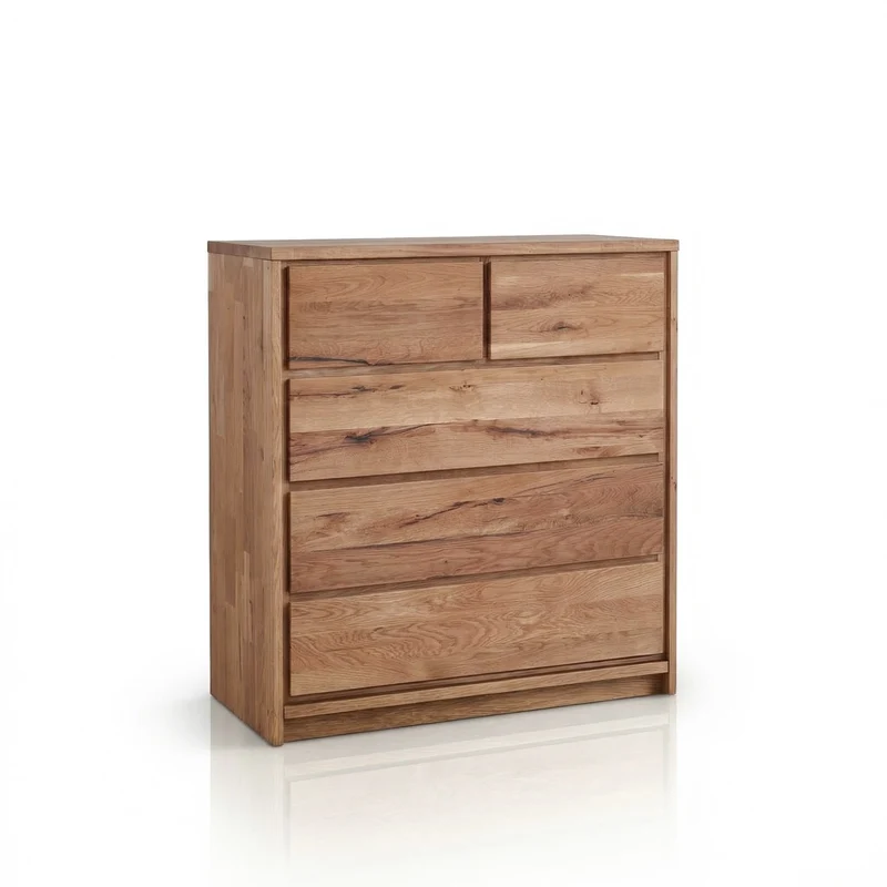 Commode en bois massif de chêne Oregon 2.3 - NordicStory