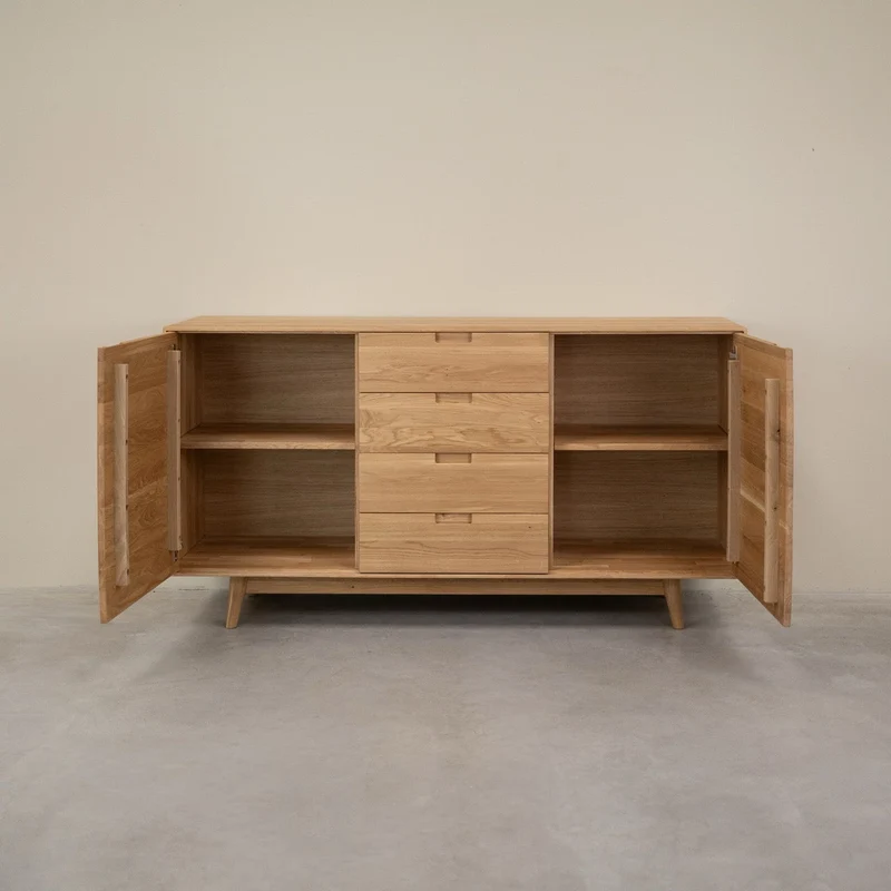 Buffet en bois massif de chêne Escandi Atelier - NordicStory