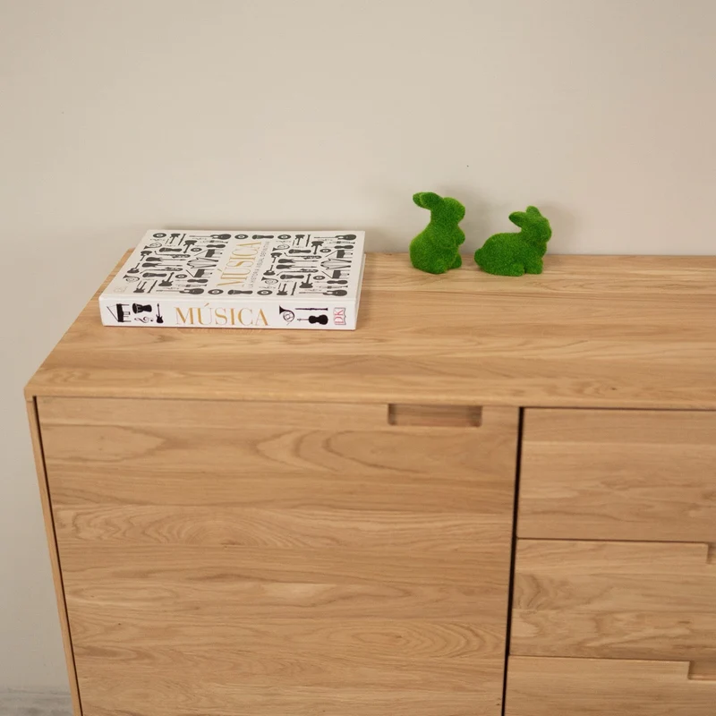 Buffet en bois massif de chêne Escandi Atelier - NordicStory