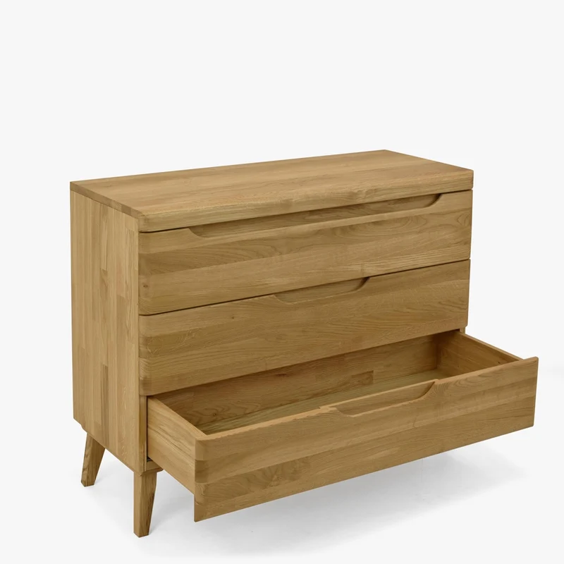 Commode en bois massif de chêne Milan - NordicStory