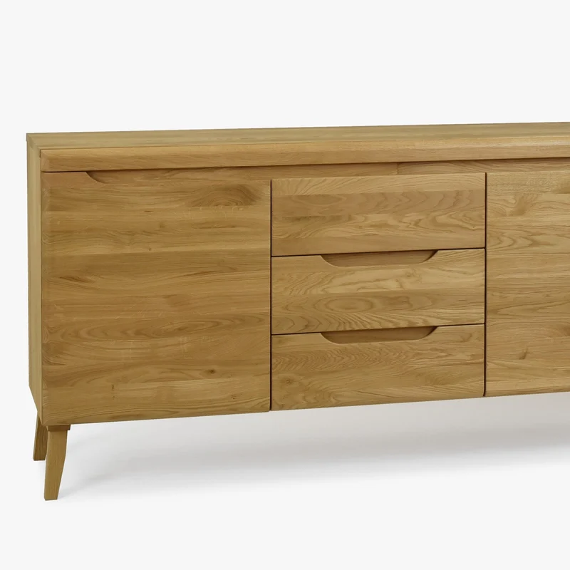 Buffet en bois massif de chêne Milan 3 - NordicStory