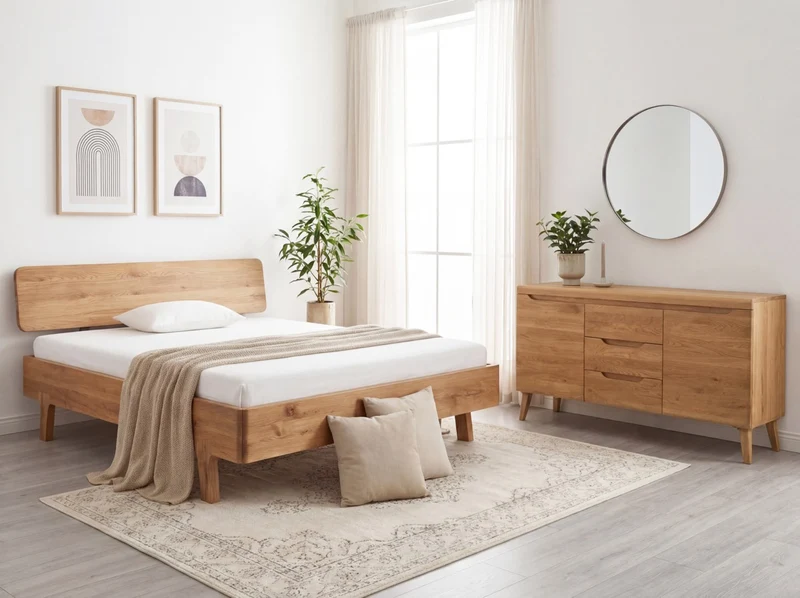 Buffet en bois massif de chêne Milan 3 - NordicStory
