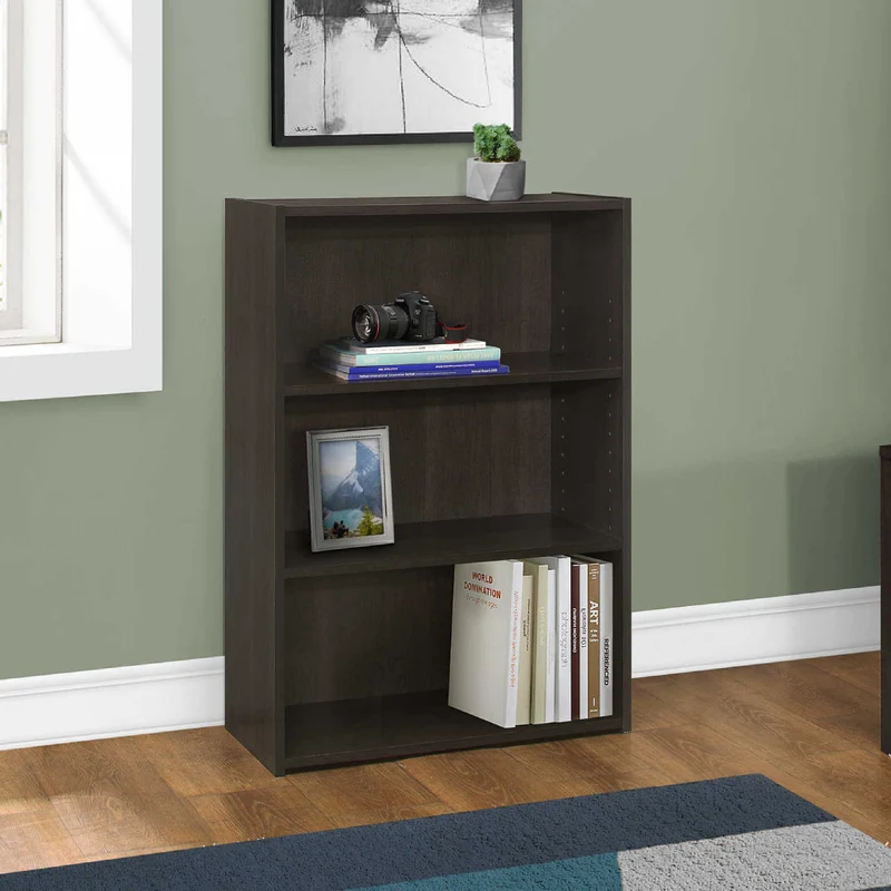 Étagère en MDF/stratifié avec 3 tablettes - I 7476-7478
