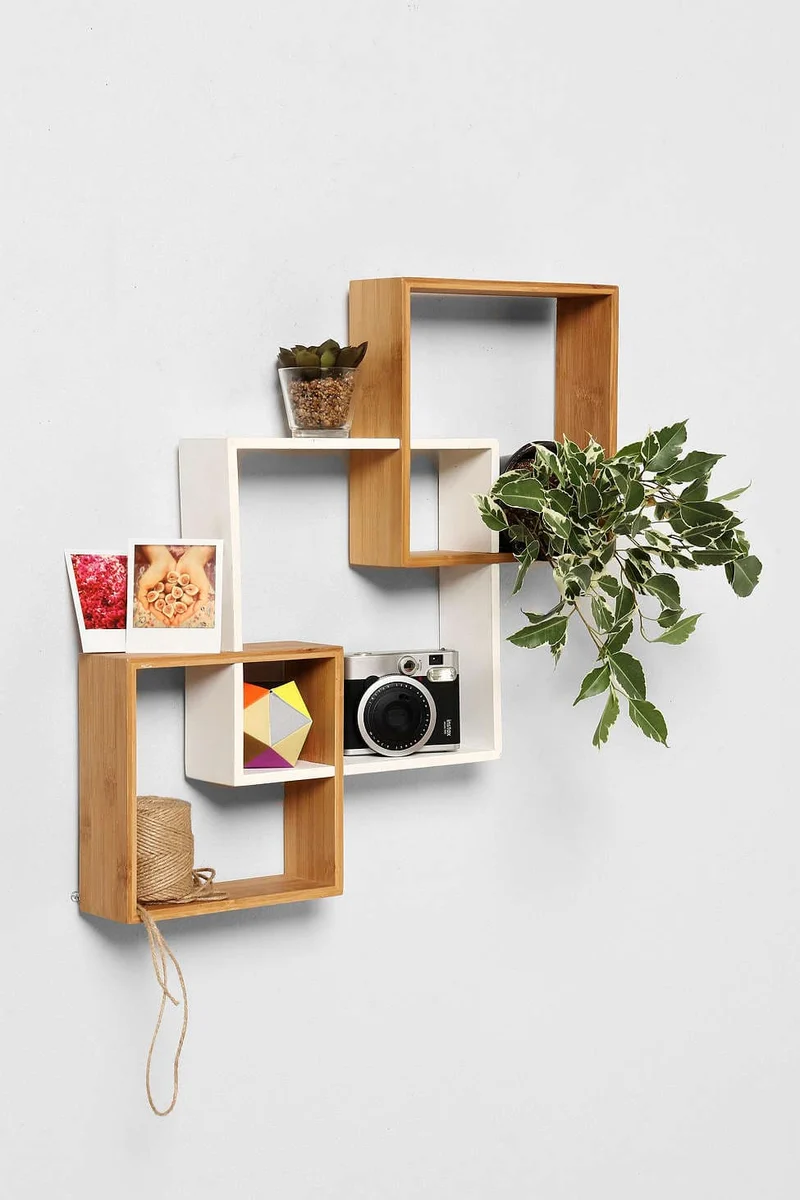 Bamboo Wall Shelf