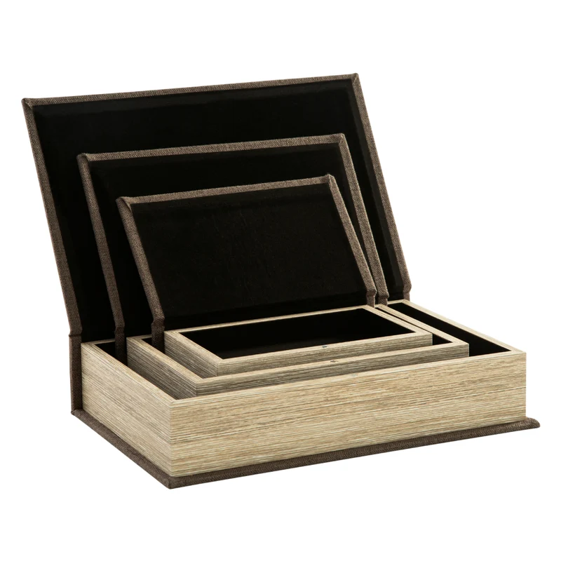 Ensemble de 3 boîtes de rangement - Jolina