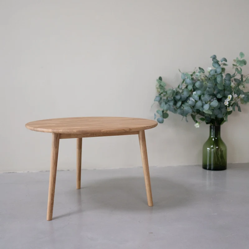 Table basse gigogne en bois massif de chêne Malmo - NordicStory