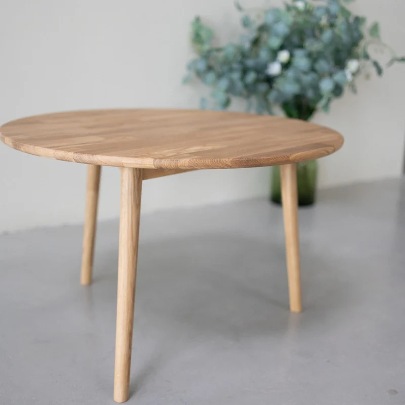 Table basse gigogne en bois massif de chêne Malmo - NordicStory