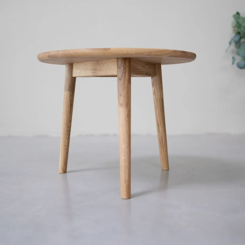 Table basse gigogne en bois massif de chêne Malmo - NordicStory