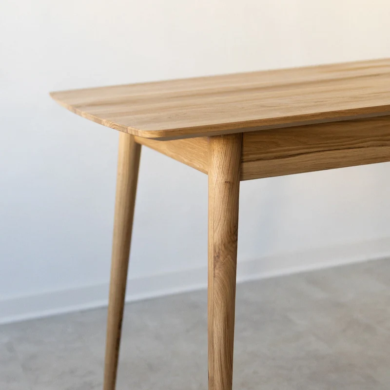 Table à manger rectangulaire en chêne massif Escandi 1 - NordicStory