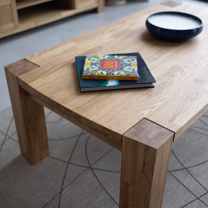 Table basse en bois massif de chêne Balder - NordicStory