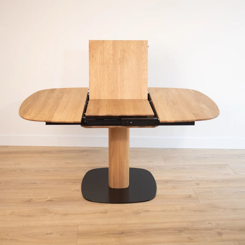 Table de salle à manger extensible en chêne massif LUNA - VESKOR