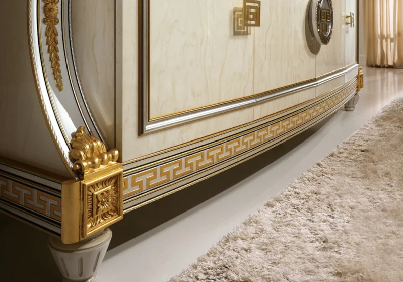 Chambre complète italienne armoire 6 portes - Liberty