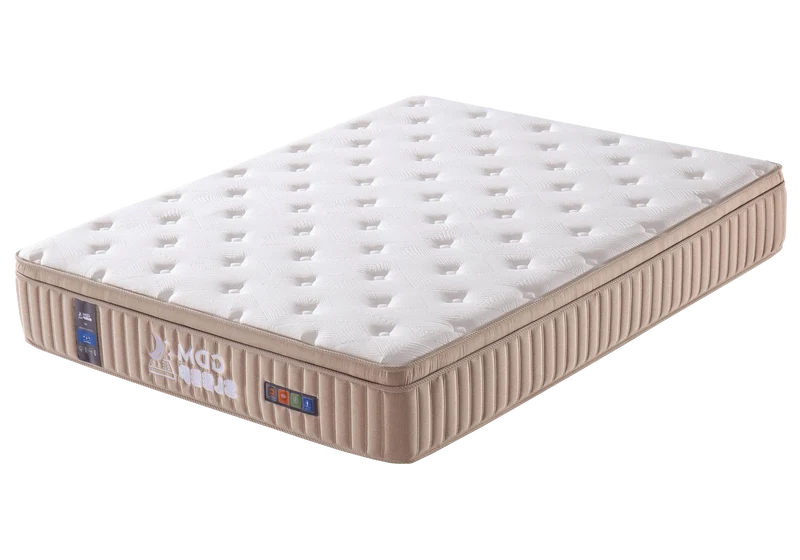Matelas ressorts ensachés 30 cm avec surmatelas - Oria