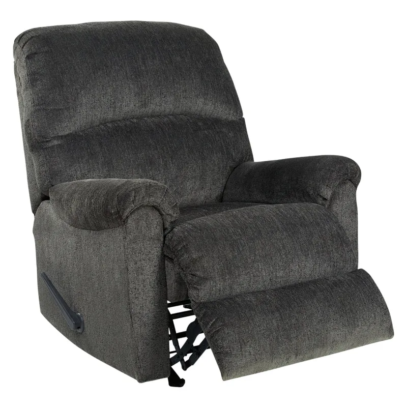 Fauteuil inclinable en tissu gris foncé - Ballinasloe
