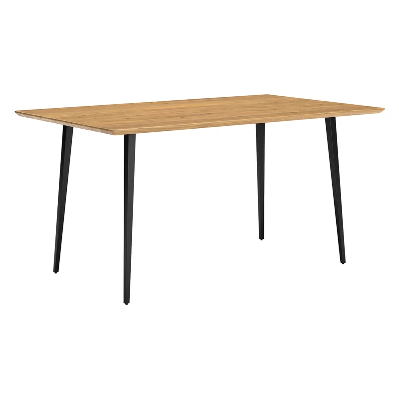 Table de salle à manger rectangulaire en bois d'acacia naturel clair - Gretlynn