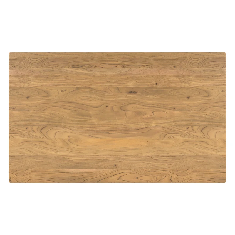 Table de salle à manger rectangulaire en bois d'acacia naturel clair - Gretlynn