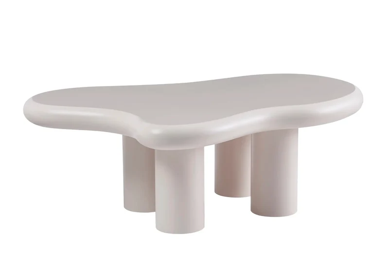 Table basse design blanc - Lua