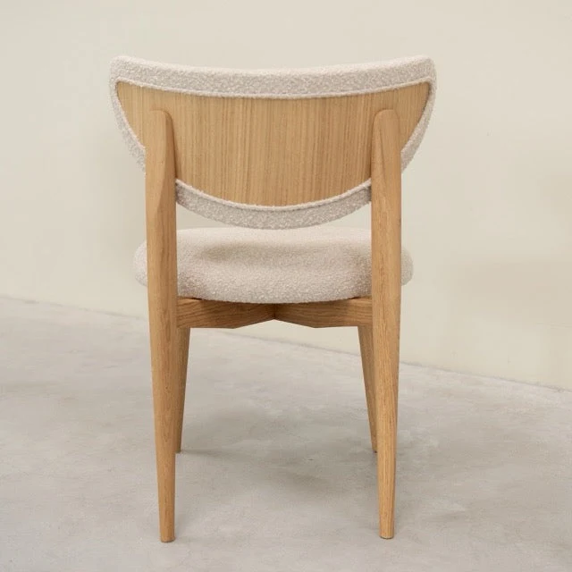 Chaise en bois massif de chêne Nube - Lot de 2 ou 4 chaises - NordicStory