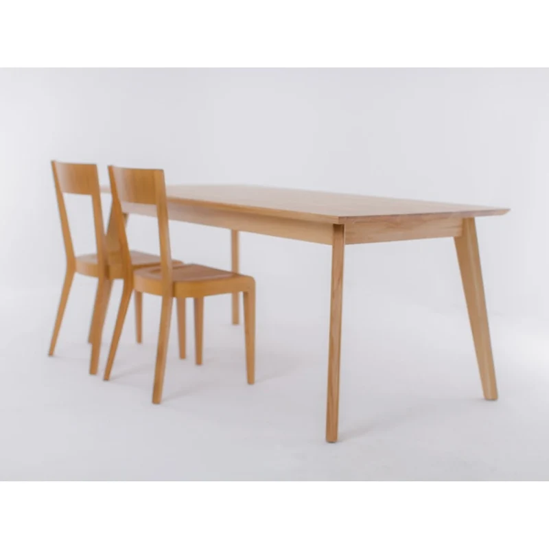 Table de salle à manger fixe en chêne massif PREMIER - VESKOR