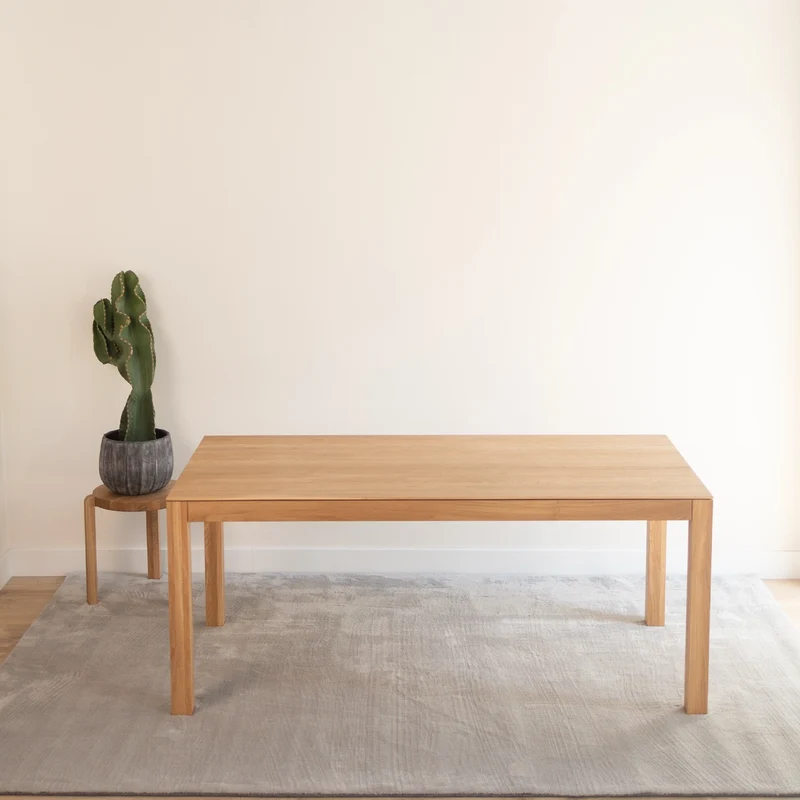 Table de salle à manger fixe en chêne massif VERDI - VESKOR