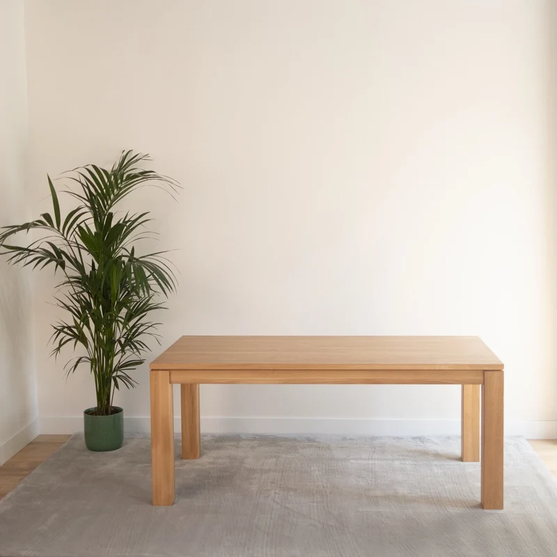 Table de salle à manger fixe en chêne massif LUX 2020 - VESKOR