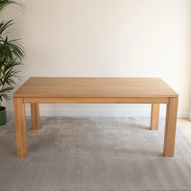 Table de salle à manger fixe en chêne massif LUX 2020 - VESKOR