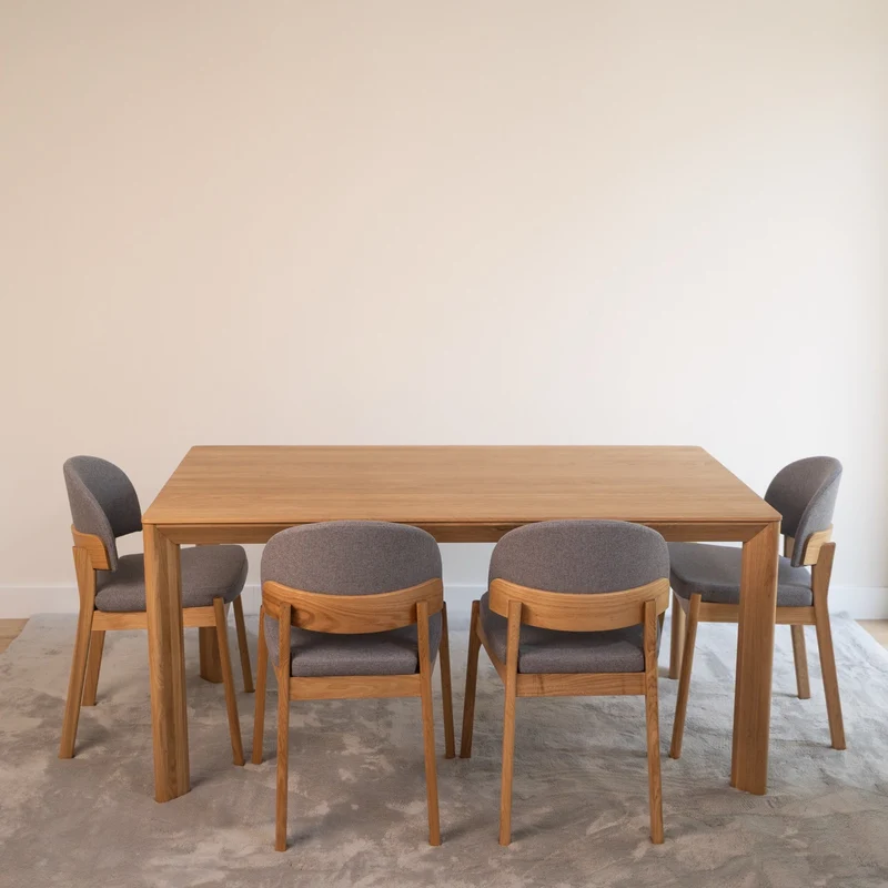 Table de salle à manger fixe en chêne massif DITA - VESKOR