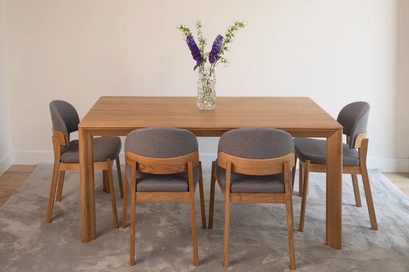 Table de salle à manger fixe en chêne massif DITA - VESKOR