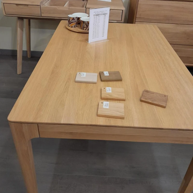 Table de salle à manger fixe en chêne massif CREATIV - VESKOR