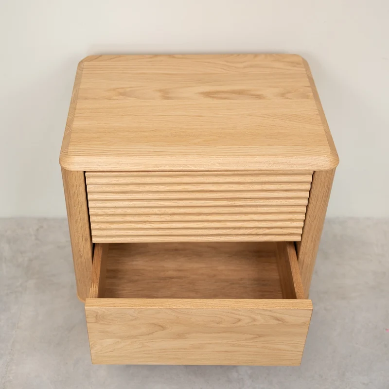 Table de chevet en bois massif de chêne Oxford 2 - NordicStory