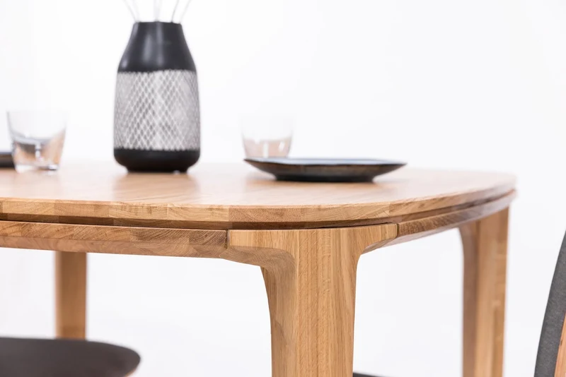 Table de salle à manger fixe en bois de chêne massif IKONA - VESKOR