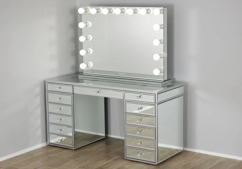 Miroir design mp3 led - Spot