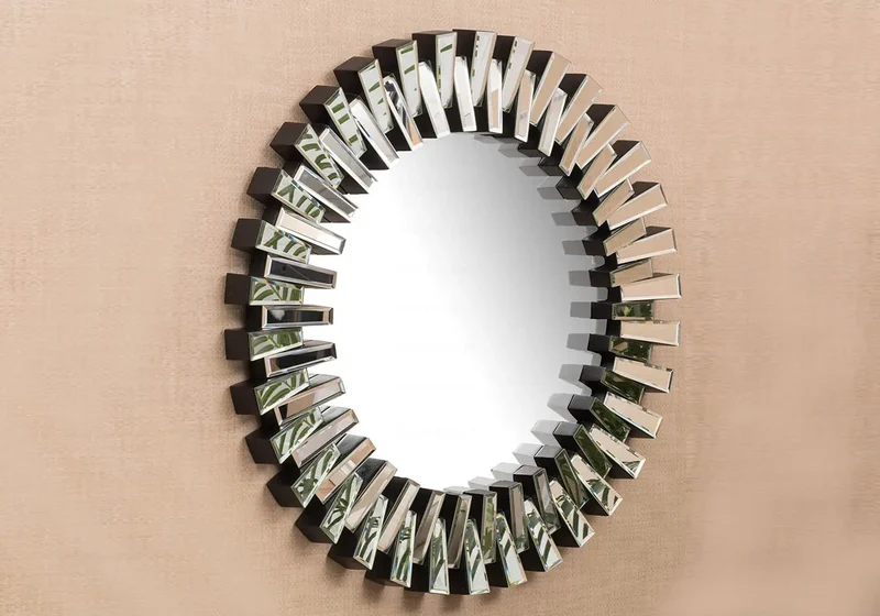Miroir mural rond design - Eve