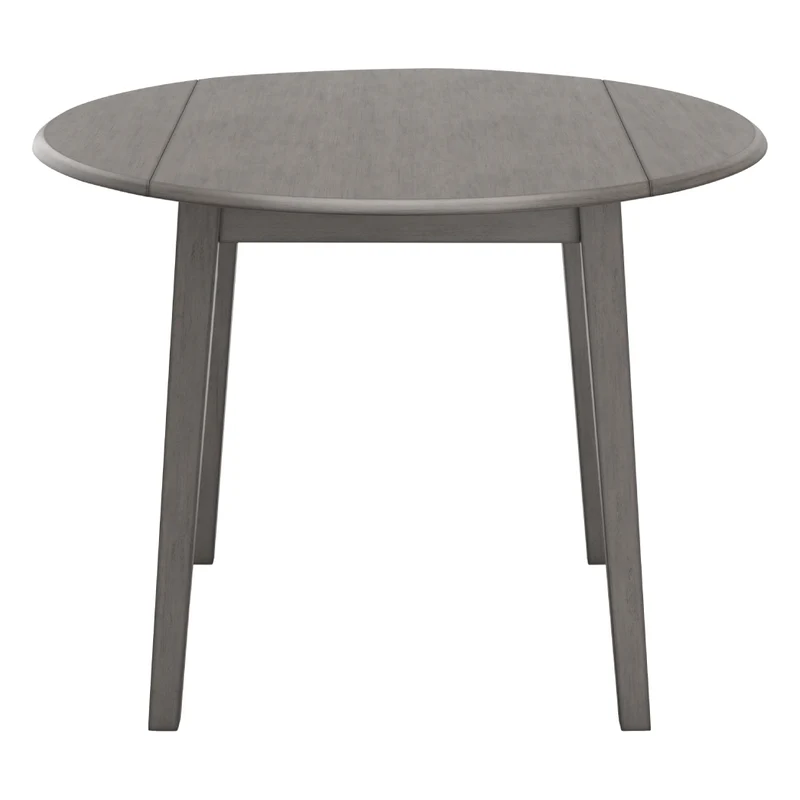 Table de salle à manger extensible en bois/placage gris - Shullden